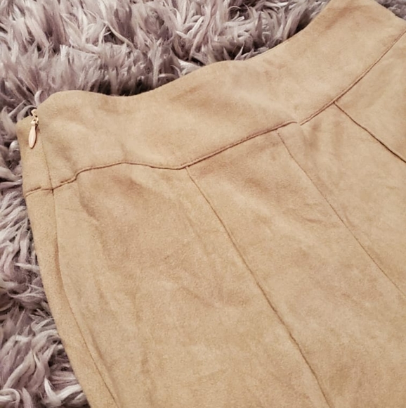 Missguided faux suede high waisted leggings - Picture 4 of 5